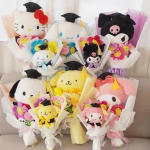 학사모 졸업 인형 꽃다발 10종 유치원 어린이집 키티