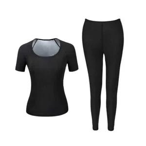 [콩심팥심]여자 땀복세트 스타일 반팔 9부 팬츠 고품질 운동 홈