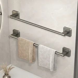 무타공 욕실 화장실 주방 수건 행주 타올 걸이 건조대