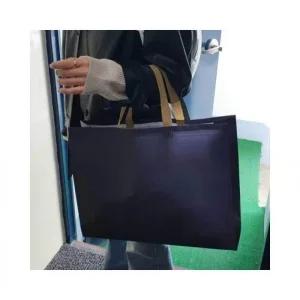 부직포 가방  네이비 가로 쇼핑백 대형  (47RYA)