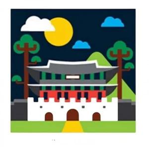 그리기 역사와국기 페인팅 경복궁 20x20 DIY (47Sd5)