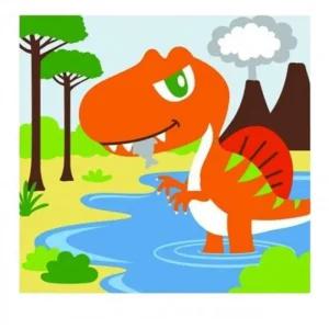 페인팅 스피노사우르스 그리기 공룡 20x20 DIY (47Scz)