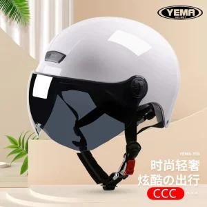바이크 반모헬맷 오토바이 자전거 헬멧 예마 페이스 여름 하프 전동 남여공