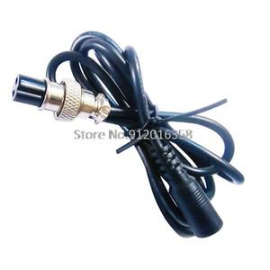 1M 2핀 GX16 GX 16 DC5.5x2.1 5.5mm 2.1mm 암형 에어 플러그 케이블 항공 소켓 커넥터 암 DC 잭 어댑터 와