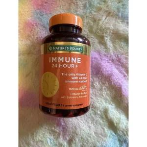 네이처스 바운티 이뮨 24시간+ 120 소프트젤 만료 042026 비타민 C D 아연 에스테르