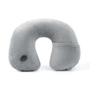 목쿠션 여행 기내용목베개 굿웰 에어 목베개 휴대용목쿠션 휴대용 그레이 기 공기목베