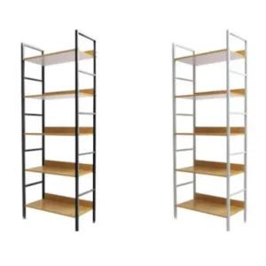 책꽂이 책장 선반 화이트 5단 인테리어 심플 조립식 셀프