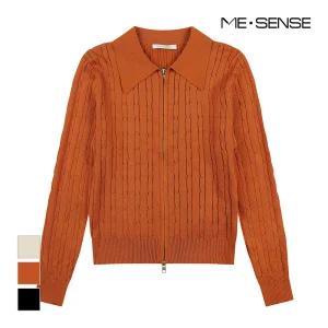 [미센스] 카라 집업 가디건_MB3YKCM306Z