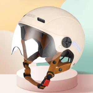 오토바이겨울헬멧 방한 따뜻한 하이바 클래식 킥보드 스쿠터 바이크  남녀 겨울 사계절 전동차