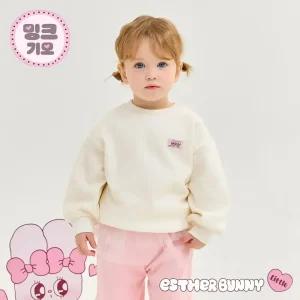 [에스더버니리틀] 깜찍포인트밍크기모티셔츠