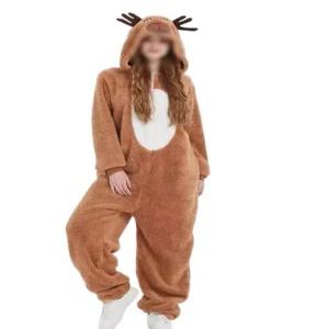 루돌프 인형옷 의상 잠옷 크리스마스 파티 코스튬 점프수트 사슴인형옷
