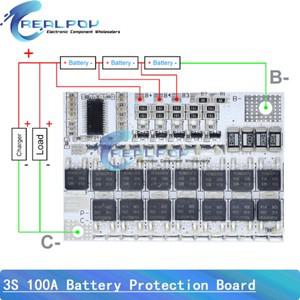 3S 4S 5S 3.2V BMS 12V 16.8 21V 100A 리튬 이온 LMO 삼원 배터리 보호 회로 기판 폴리머 밸런스 충전