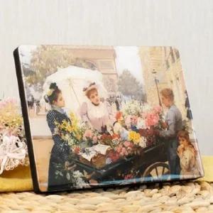 ksr 글로싱 명화 - 플라워셀러 유화그리기 diy명화그리기 해바라기그림 명화그리기세트