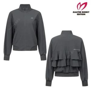 MASTER BUNNY 여성 백 프릴 밴딩 집업 점퍼 21-D3JP101