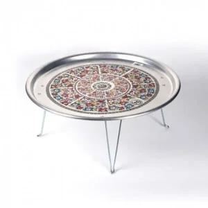 밥상 다과상 술상 찻상 옛날 양은 밥상 교자상 50CM_23267903