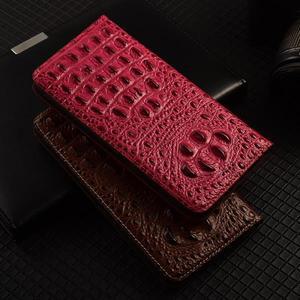 악어 발톱 천연 가죽 플립  갤럭시 S25 S24 S23 S22 S21 S20 엣지 플러스 FE 울트라 폰 케이스 케이스