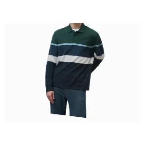 빈폴 BEANPOLE MEN 컬러블럭 피케 칼라넥 티셔츠 그린 BC4841C09M 213465