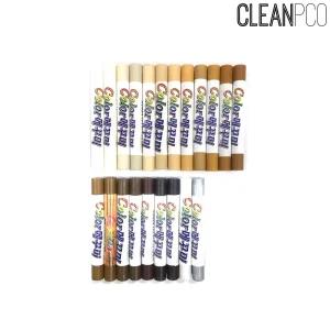 (말랑)글로벌테크 보수용 칼라 메꾸미타카자국 목재표면 가구 창호필름 손상 컬러 타카핀 스크레치 무늬목