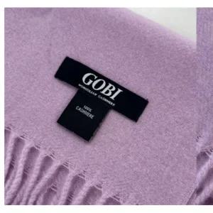 고비(GOBI) 캐시미어 100% 머플러 - 라벤더퍼플 (블랙라벨)