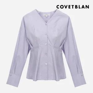 [COVETBLAN] 턱 포인트 블라우스(V222MBL102W)