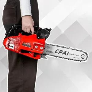 동력 전기톱 무선 가정용 체인톱 한손 스틸엔진톱 배터리 동력톱 가지치기 각도조절 목재