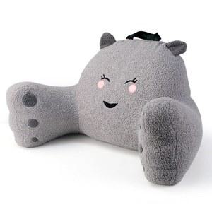 침대 소파 청소년/ 독서 베개, 파쇄된 메모리 폼으로 침대에 앉을 수 있는 등받이 팔과 세탁 가능한 커버(