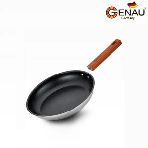 [롯데백화점]브로드아미(리빙) [독일 제너] 레벤 자일란플러스코팅 나무손잡이 IH 스텐 후라이팬-20cm
