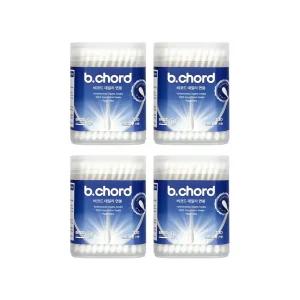 대용량 비코드 면봉 순면100% 귀지 청소 면봉케이스 [100개입X 4통]