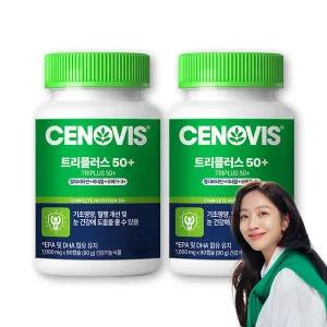 [세노비스] 트리플러스 50+ 멀티 비타민 미네랄 오메가3 (90캡슐/30일분) x 2개