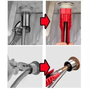 교체 세면기 수리 배관 렌치 조립용 세면대 마개 분해 수도관 수도꼭지 폽업 수전 다기능 싱크대 화장실