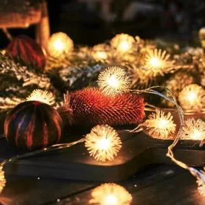 눈꽃전구 알전구 앵두전구 20구 3m 실내 실내 무드등 트리전구 캠핑 글램핑