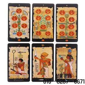1Pcs 데크 타로 이집트 카드 예언 운명 가족 파티 게임 초보자