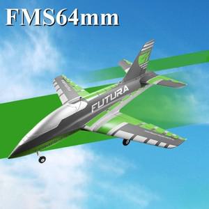 FMS64mm Rc 비행기  제어 Futura Tomahawk 플랩 스포츠 트레이너 덕트 팬 Edf 제트 3 색 조립 모델 수집