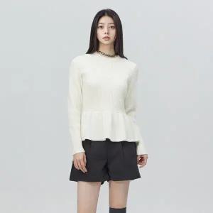 [LAP](대구신세계)골지 뷔스티에 플레어 니트 AR4KHA75