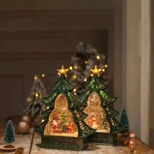 크리스마스 오르골 워터볼 무드등 트리 산타 뮤직박스