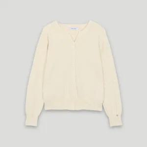 [코데즈컴바인](센텀시티점) 트임 라운드넥 니트 가디건 (CKD-CD381WA)