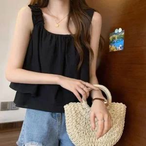 [피커]레이어드민소매 러블리 데이트룩 블라우스 2color