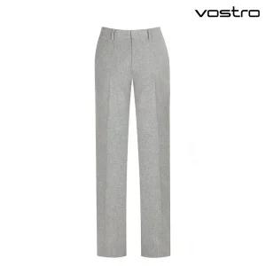 [보스트로]베이지 조직물 스트레치 노턱 팬츠-M1PN2763