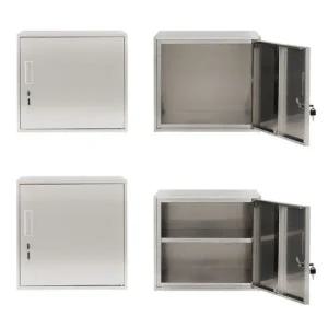 철제 사물함 락커장 수납함 소형 캐비넷 이중 잠금 400x400x450