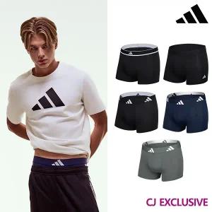 아디다스언더웨어 CJ아디다스 베이직 다크 남성 드로즈 5종세트 305318