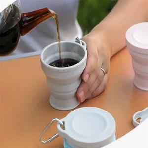 완자스토어 키링 폴딩컵 실리콘접는컵