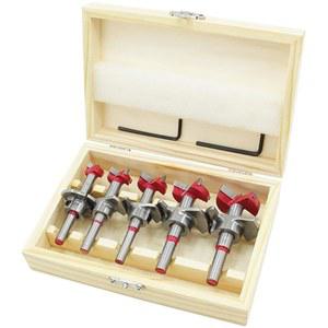 마이춘 포스터너 드릴 비트 5피스 15mm 20mm 25mm 30mm 35mm 탄소강 조절 가능한 위치 목공 힌지 구멍 드릴링 보링 소프트 및 하드 우드용