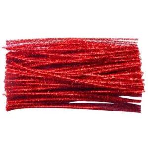 반짝이 철사 가는줄모루 절단 30cm 100줄 (83빨강) 백줄입x10봉 부품 소모품 자재 파츠