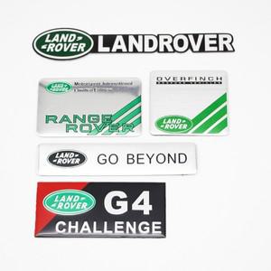 랜드 로버 레인지 Evoque 스포츠 디스커버리 SVR 프리랜더 용 자동차 3D 알루미늄 엠블럼 장식 바디 스티커