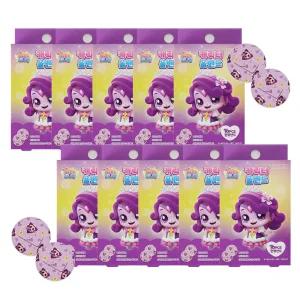 캐치티니핑 키즈밴드 10갑 원형 주사용밴드/일회용 상처 밴드 캐릭터 어린이집