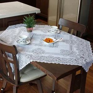 스퀘어 식탁보 인테리어 사각 2인용 레이스 식탁보 테이블보 매트 장식