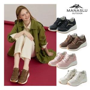 [NS홈쇼핑]마나슬루 양가죽 키높이 스니커즈[35481635]