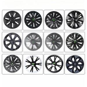 휠 커버 튜닝 18인치 매트블랙 모델3 Thunder 모델y 액세서리 휠캡