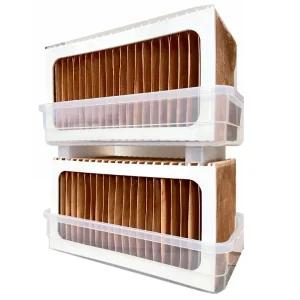 자연증발 황토 방방가습기 600 2세트 미니 가습기 무소음 무전원 간편세척 필터형