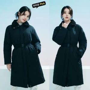 [블랙야크](센텀시티점)25 신상 아이유PICK 화보 상품 여성 롱기장 다운 L퍼카라 롱 다운자켓2 3BYPAWU5...